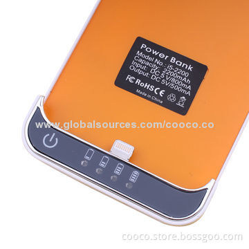 Battery Cover for iPhone 4/4s/5/5s, Battery Charge Case Talk Time 3G Up to 9hrs/2G Up to 16hrs
